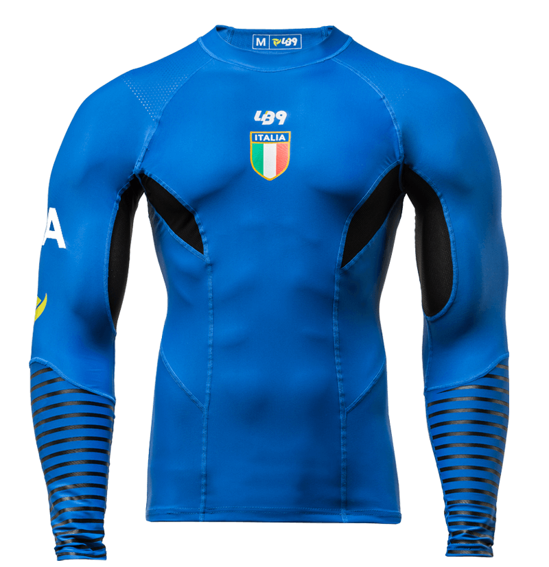 Long Sleeve Compression Rashguard Official Italian Team